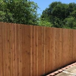 Unstained Residential Fence