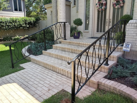 custom iron handrail
