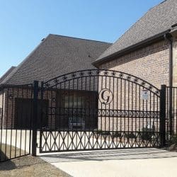 Ornamental Iron Driveway Gate | A and A Fence