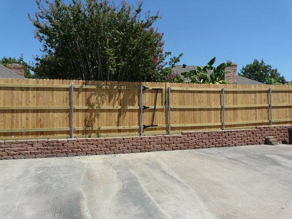 Residential Wood Fence | A and A Fence & Concrete